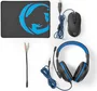 Nedis Evnor 3-in-1 Gaming Combo kit with Mouse, mousepad and head...