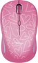 Trust Yvi FX wireless Mouse pink, USB