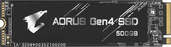 GIGABYTE AORUS Gen4 SSD 500GB, M.2 2280 / M-Key / PCIe 4.0 x4