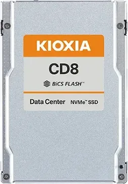 KIOXIA CD8-R Data Center - 1DWPD Read Intensive SSD 7.68TB, SIE, 2.5" / U.2 / PCIe 4.0 x4