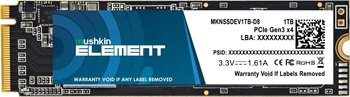 Mushkin Element NVMe SSD 1TB, M.2 2280 / M-Key / PCIe 3.0 x4