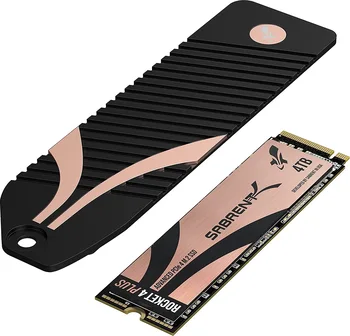 Sabrent Rocket 4 Plus 4TB, M.2 2280 / M-Key / PCIe 4.0 x4, с радиатором