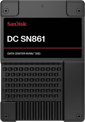 SanDisk DC SN861 7.68TB, ISE, 2.5" / U.2 / PCIe 5.0 x4