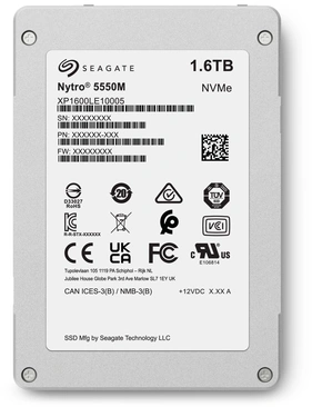 Seagate Nytro 5050 - 3DWPD 5550M Mixed Workloads 1.6TB, 2.5" / U.2 / PCIe 4.0 x4