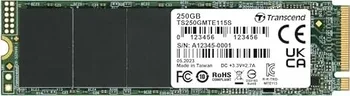 Transcend MTE115S SSD 250GB, M.2 2280 / M-Key / PCIe 3.0 x4