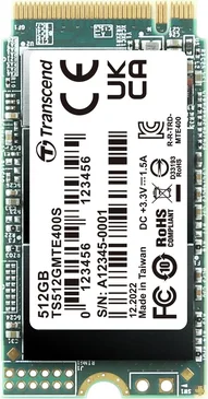 Transcend MTE400S SSD 512GB, M.2 2242 / M-Key / PCIe 3.0 x4
