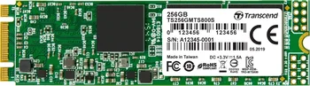 Transcend MTS800S SSD 256GB, M.2 2280 / B-M-Key / SATA 6Gb/s
