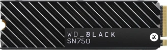 Western Digital WD_BLACK SN750 NVMe SSD 1TB, M.2 2280 / M-Key / PCIe 3.0 x4, с радиатором