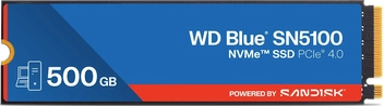 Western Digital WD Blue SN5100 NVMe SSD 500GB, M.2 2280 / M-Key / PCIe 4.0 x4