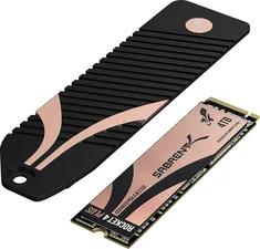 Sabrent Rocket 4 Plus 4TB, M.2 2280 / M-Key / PCIe 4.0 x4, с радиатором