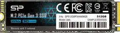 Silicon Power P34A60 512GB, M.2 2280 / M-Key / PCIe 3.0 x4