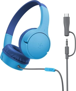 Belkin Soundshape mini wired (3.5mm/USB-C) blue