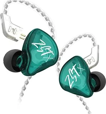 KZ ZST X с микрофоном cyan