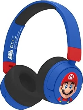OTL Super Mario Blue Kids wireless headphones