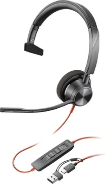 Poly Blackwire 3310-M, Microsoft, USB-C/A