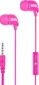 MusicSound colour in-ear 3.5mm jack pink