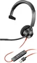 Poly Blackwire 3310, USB-A
