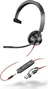 Poly Blackwire 3315, USB-C/A