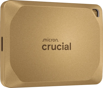 Crucial X10 Pro Portable SSD, gold, 2TB, USB-C 3.2