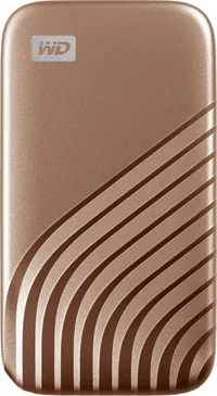 Western Digital WD My Passport SSD, gold, 2TB, USB-C 3.1