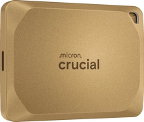 Crucial X10 Pro Portable SSD, gold, 4TB, USB-C 3.2