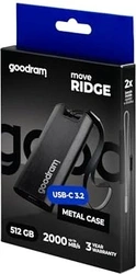 goodram Move Ridge, 512GB, USB-C 3.2