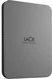 LaCie Mobile Drive Secure, Space Gray, 2TB, USB-C 3.0