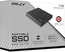 PNY Pro Elite Portable SSD, Dark Grey, 1TB, USB-C 3.1