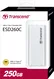 Transcend ESD260C Portable SSD, 250GB, USB-C 3.1
