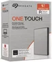 Seagate One Touch Portable HDD with Password +Rescue, Silver, 1TB, USB 3.0 Micro-B