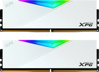ADATA XPG LANCER RGB White Edition UDIMM 64GB Kit, DDR5-6400, CL32-39-39, 2RX8