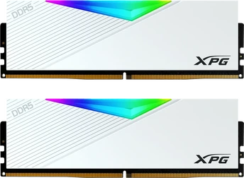 ADATA XPG LANCER RGB White Edition UDIMM 32GB Kit, DDR5-6400, CL32-39-39, 1RX8