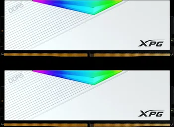 ADATA XPG LANCER RGB White Edition DIMM Kit 32GB, DDR5-6400, CL32-39-39, on-die ECC