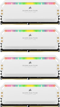 Corsair Dominator Platinum RGB White UDIMM 32GB Kit, DDR4-3200, CL16-18-18-36