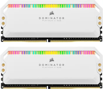 Corsair Dominator Platinum RGB White DIMM Kit 16GB, DDR4-3600, CL18-19-19-39