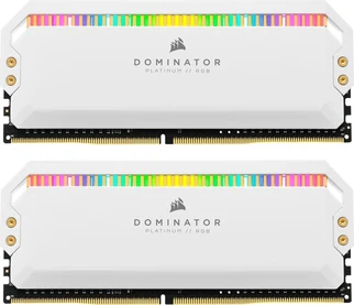 Corsair Dominator Platinum RGB White UDIMM 16GB Kit, DDR4-3200, CL16-20-20-38