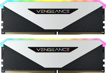 Corsair Vengeance RGB RT White UDIMM 32GB Kit, DDR4-3600, CL18-22-22-42
