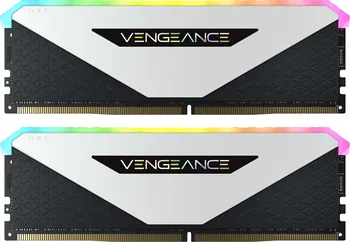 Corsair Vengeance RGB RT White DIMM Kit 64GB, DDR4-3200, CL16-20-20-38