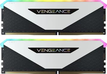 Corsair Vengeance RGB RT White UDIMM 32GB Kit, DDR4-3200, CL16-20-20-38