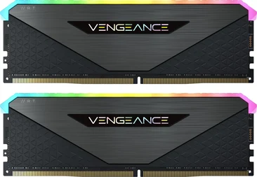 Corsair Vengeance RGB RT Gunmetal UDIMM 32GB Kit, DDR4-3600, CL18-22-22-42
