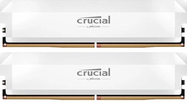 Crucial Pro Overclocking White UDIMM 32GB Kit, DDR5-6000, CL36-38-38-80