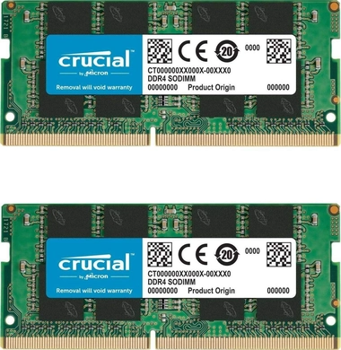 Crucial SO-DIMM 32GB Kit, DDR4-2400, CL17-17-17, 2RX8