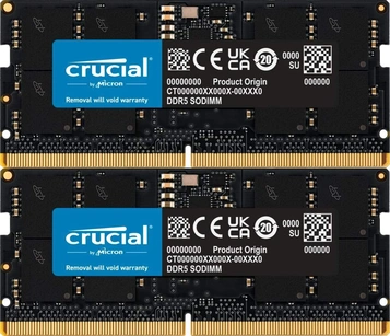 Crucial SO-DIMM 48GB Kit, DDR5-5600, CL46-45-45