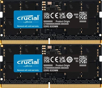 Crucial SO-DIMM 64GB Kit, DDR5-5600, CL46-45-45