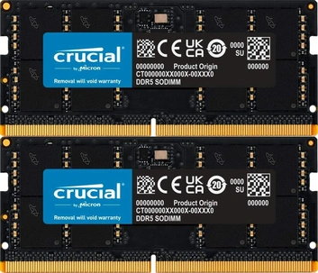 Crucial SO-DIMM 64GB Kit, DDR5-4800, CL40-39-39, 2RX8