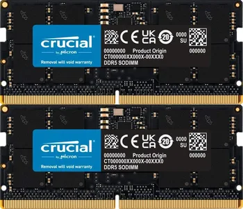 Crucial SO-DIMM Kit 64GB, DDR5-5600, CL46-45-45, on-die ECC