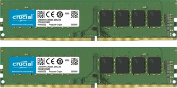 Crucial UDIMM 16GB Kit, DDR4-2400, CL17-17-17, 2RX8