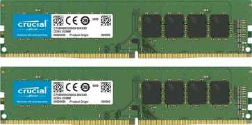 Crucial UDIMM 32GB Kit, DDR4-2400, CL17-17-17, 2RX8