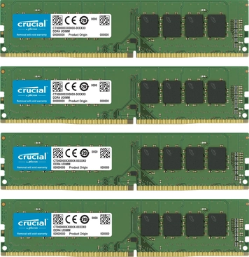 Crucial UDIMM 64GB Kit, DDR4-2133, CL15, 2RX8