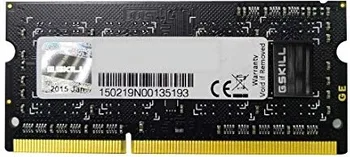 G.Skill SQ Series SO-DIMM 4GB, DDR3-1600, CL9-9-9-28